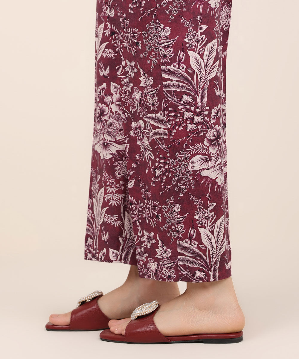 Women's RTW Cotton Viscose Multi Printed Culottes