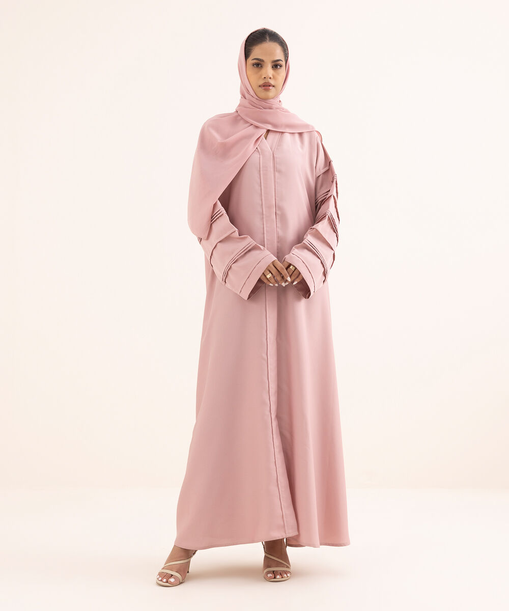 Women's Pink Nida Abaya