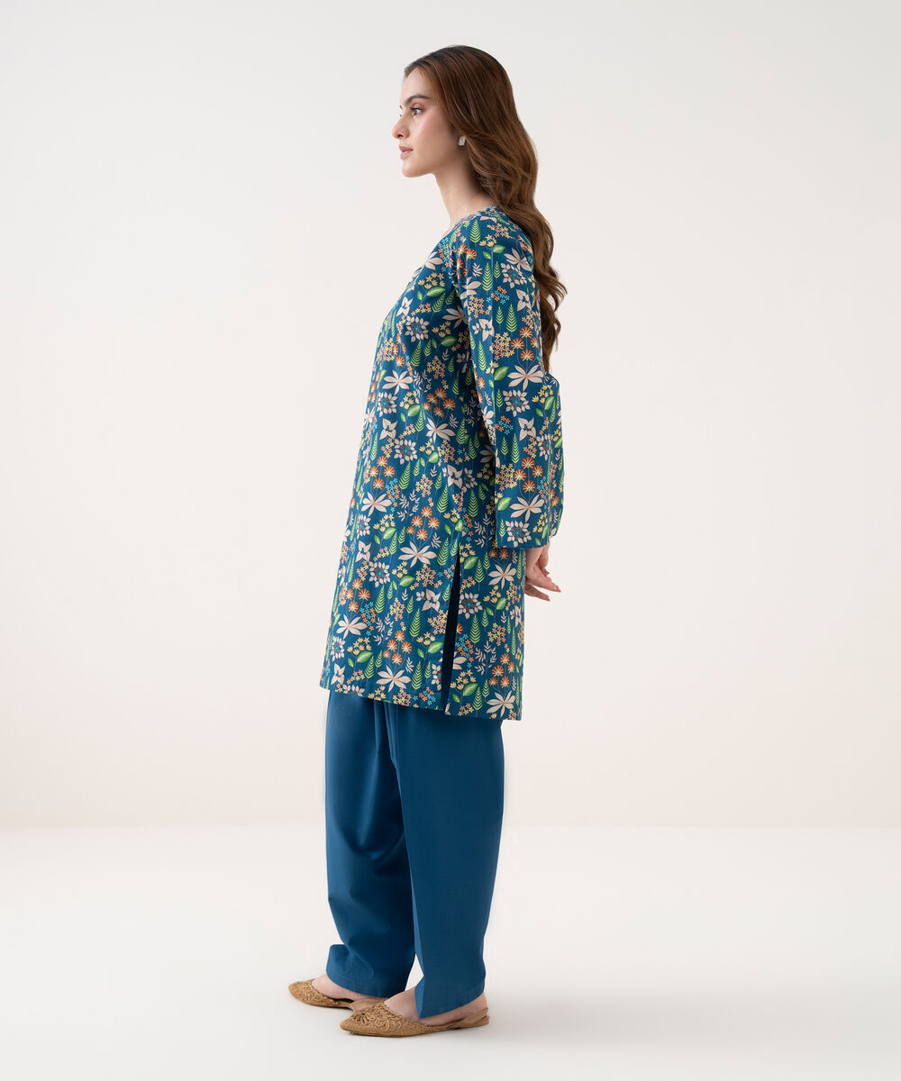 Women's RTW Cambric Embroidered Straight Multi Shirt