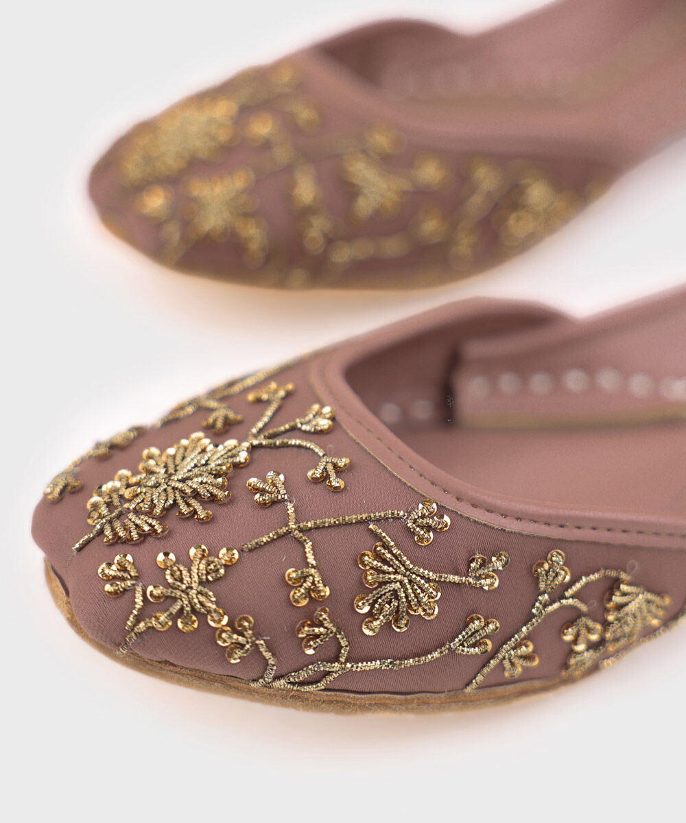 Women's Purple Khussa