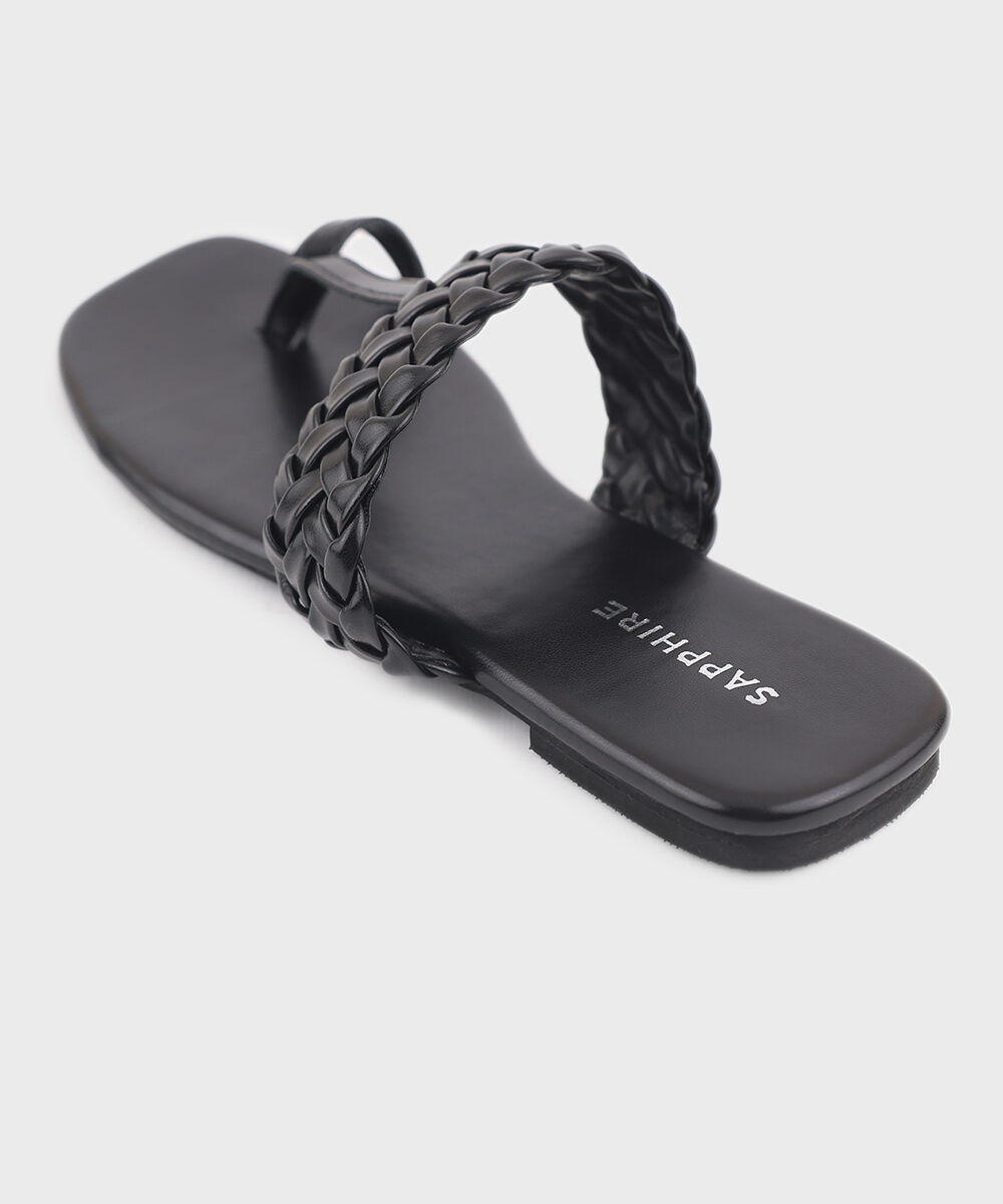 Women's Black Kolapuri