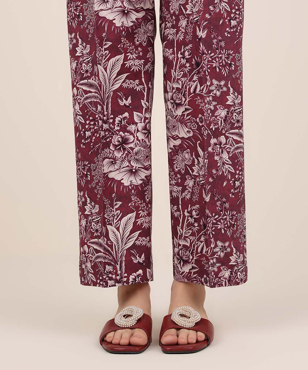 Women's RTW Cotton Viscose Multi Printed Culottes