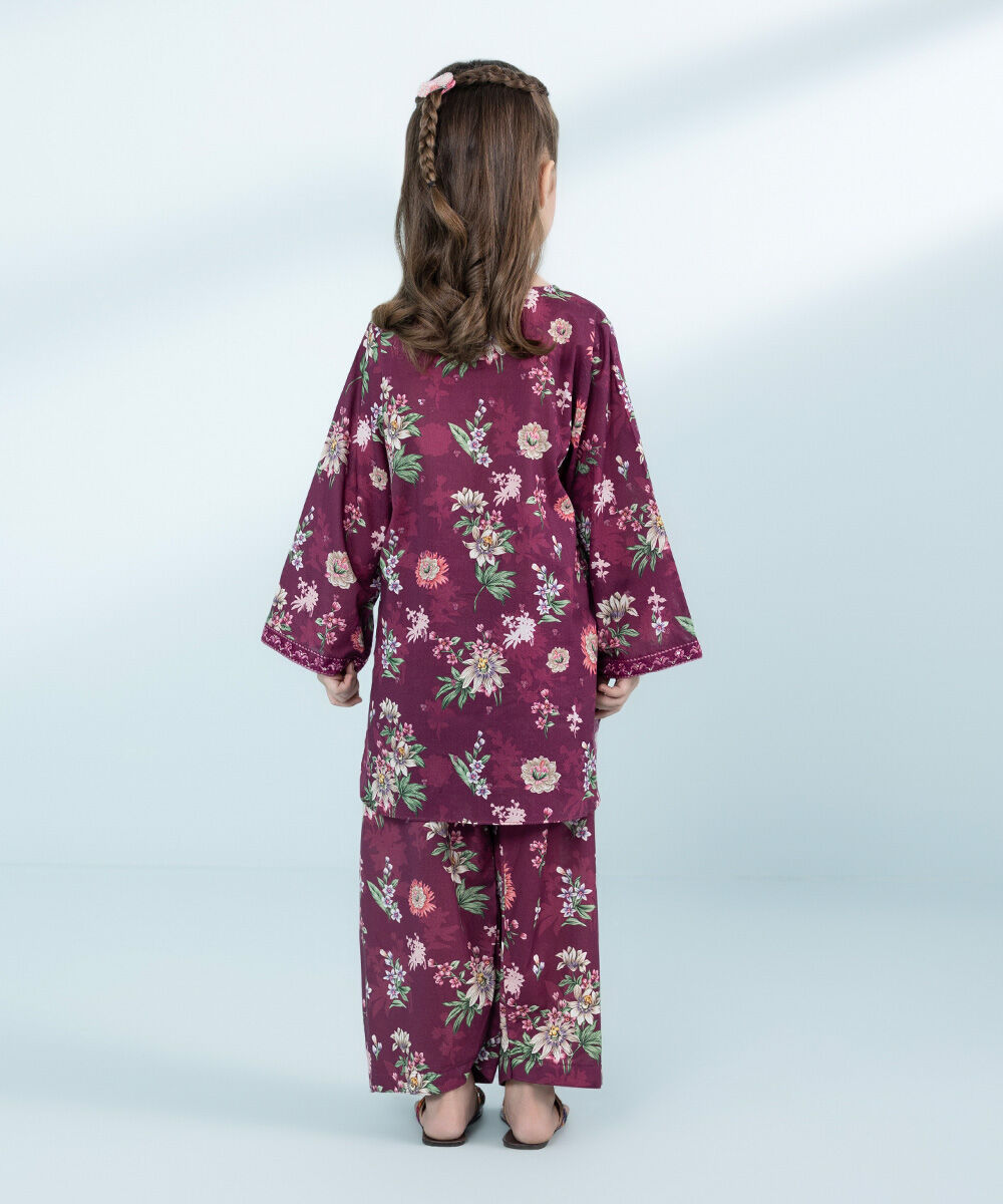 Mommy & Me Girls Two Piece Purple Suit