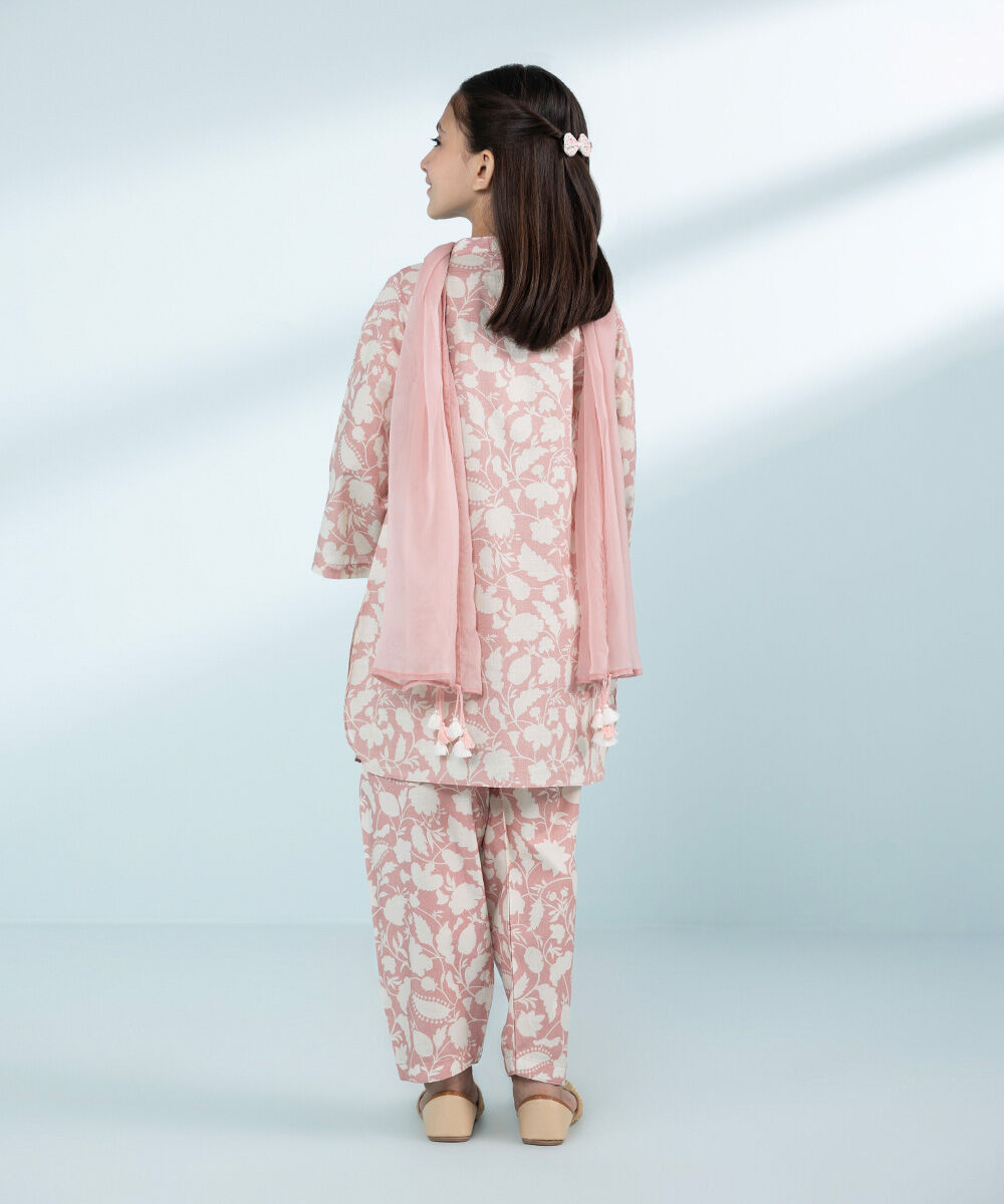 Mommy & Me Girls Three Piece Pink Suit