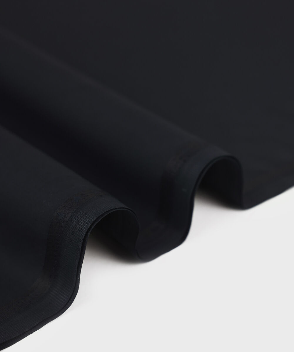 Men's Unstitched Premium Wash & Wear Suit Black Full Suit Fabric