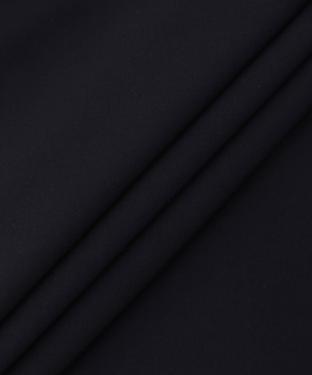 Men Unstitched Viscose Black Full Suit Fabric