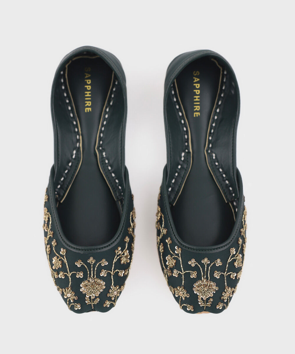 Women's Green Khussa