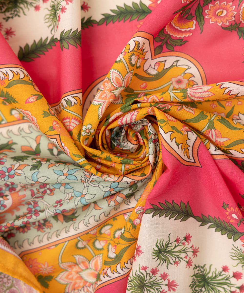 Fine Voile Multi Printed Dupatta