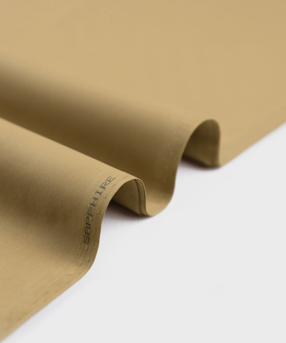 Men Unstitched Viscose Brown Full Suit Fabric