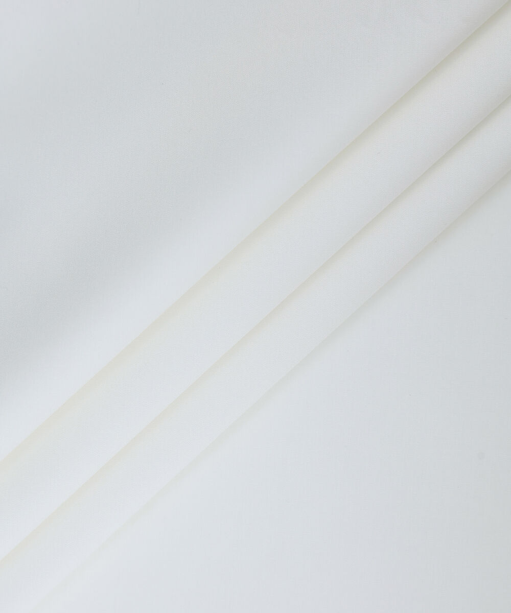 Men Unstitched Cotton Off White Full Suit Fabric