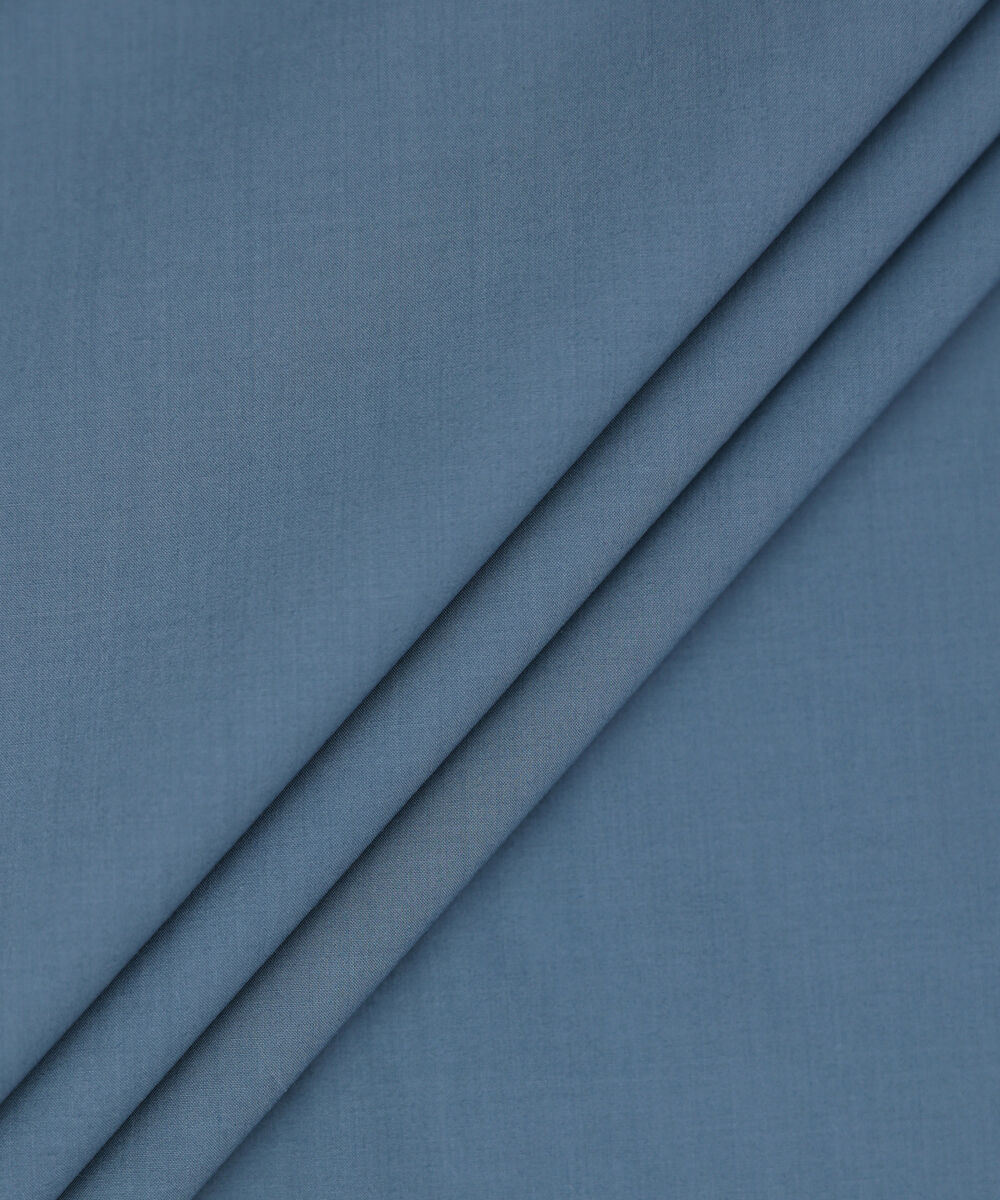 Men Unstitched Viscose Sky Blue Full Suit Fabric