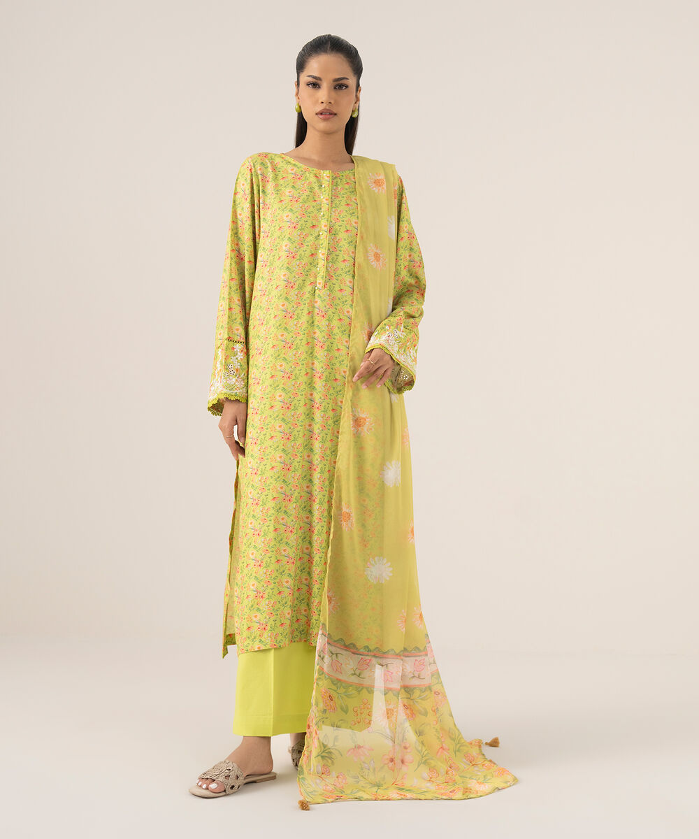 3PPRW25V116D Printed Dupatta 3PPRW25V116D