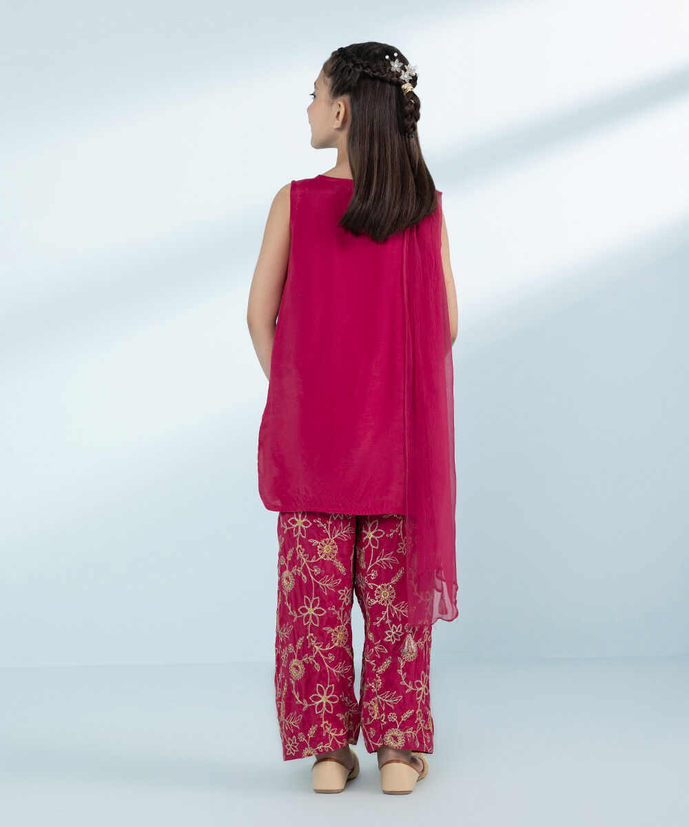 Mommy & Me Girls Three Piece Pink Suit