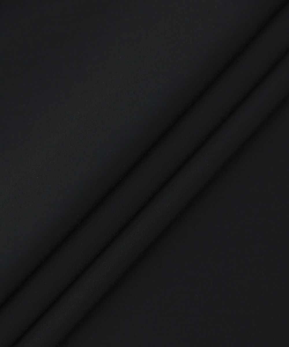 Men Unstitched Viscose Black Full Suit Fabric
