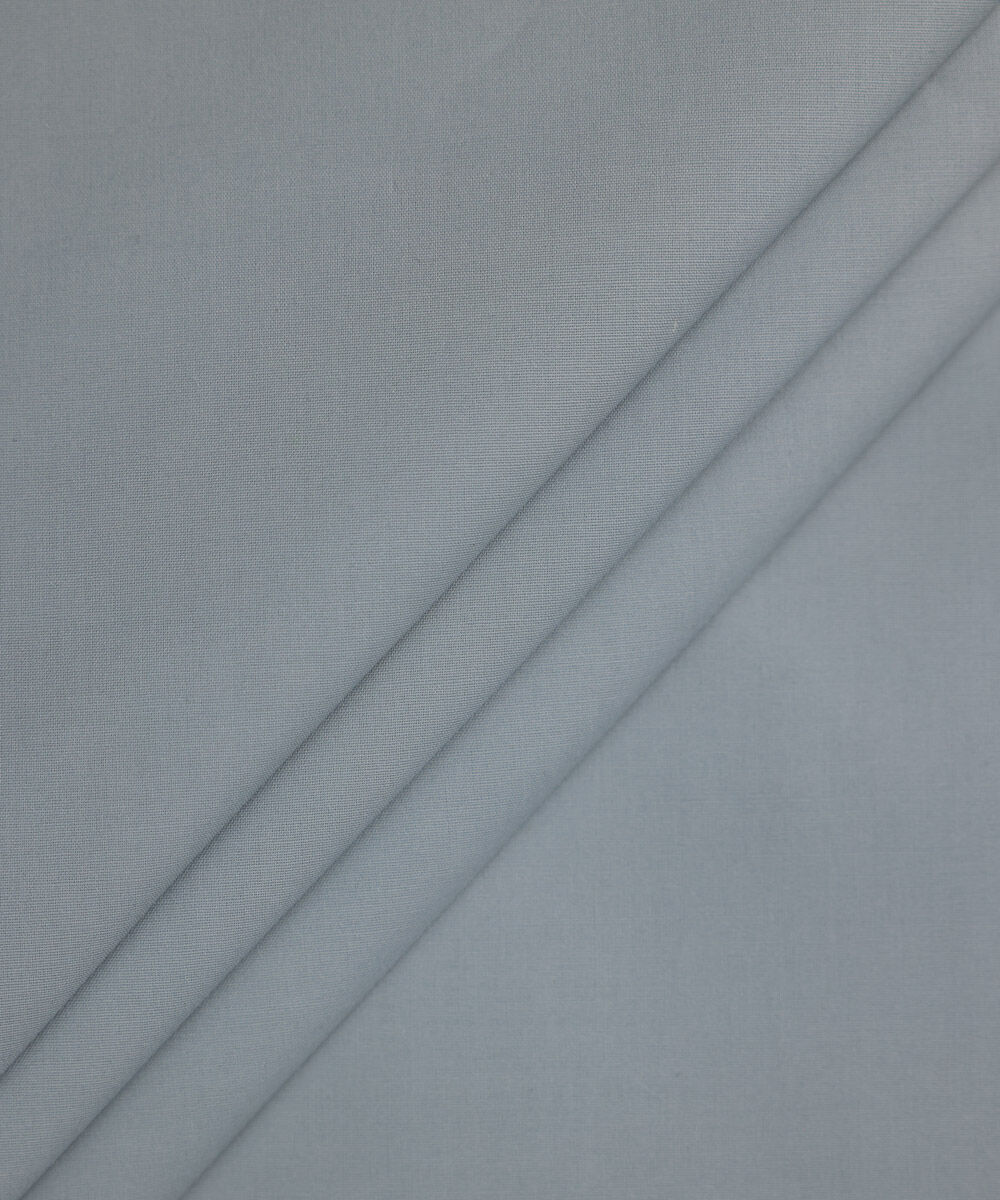 Men's Unstitched Fine Cotton Grey Full Suit Fabric