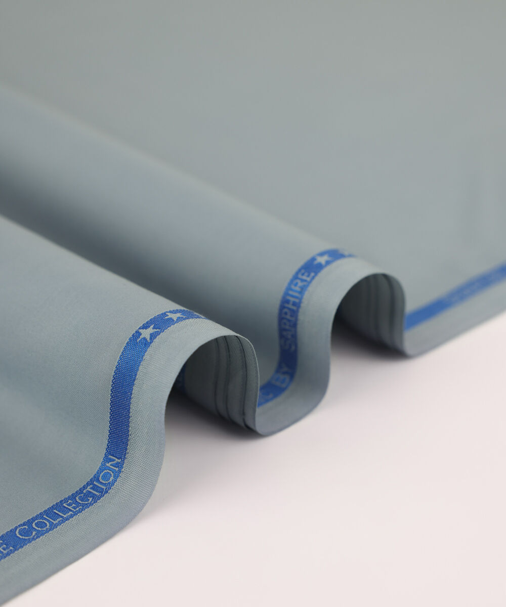 Men's Unstitched Premium Wash & Wear Suit Grey Full Suit Fabric