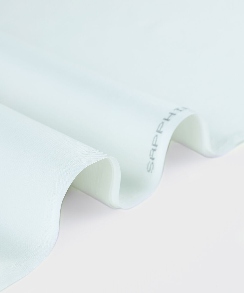 Men Unstitched Cotton Off White Full Suit Fabric