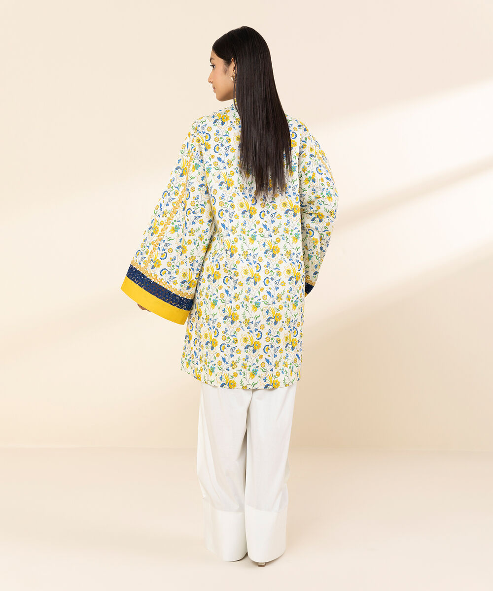 Women's Unstitched Lawn Embroidered Multi Shirt