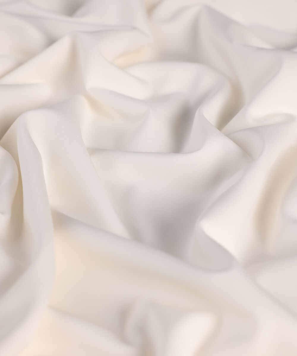 Men's Unstitched Premium Wash & Wear Suit White Full Suit Fabric