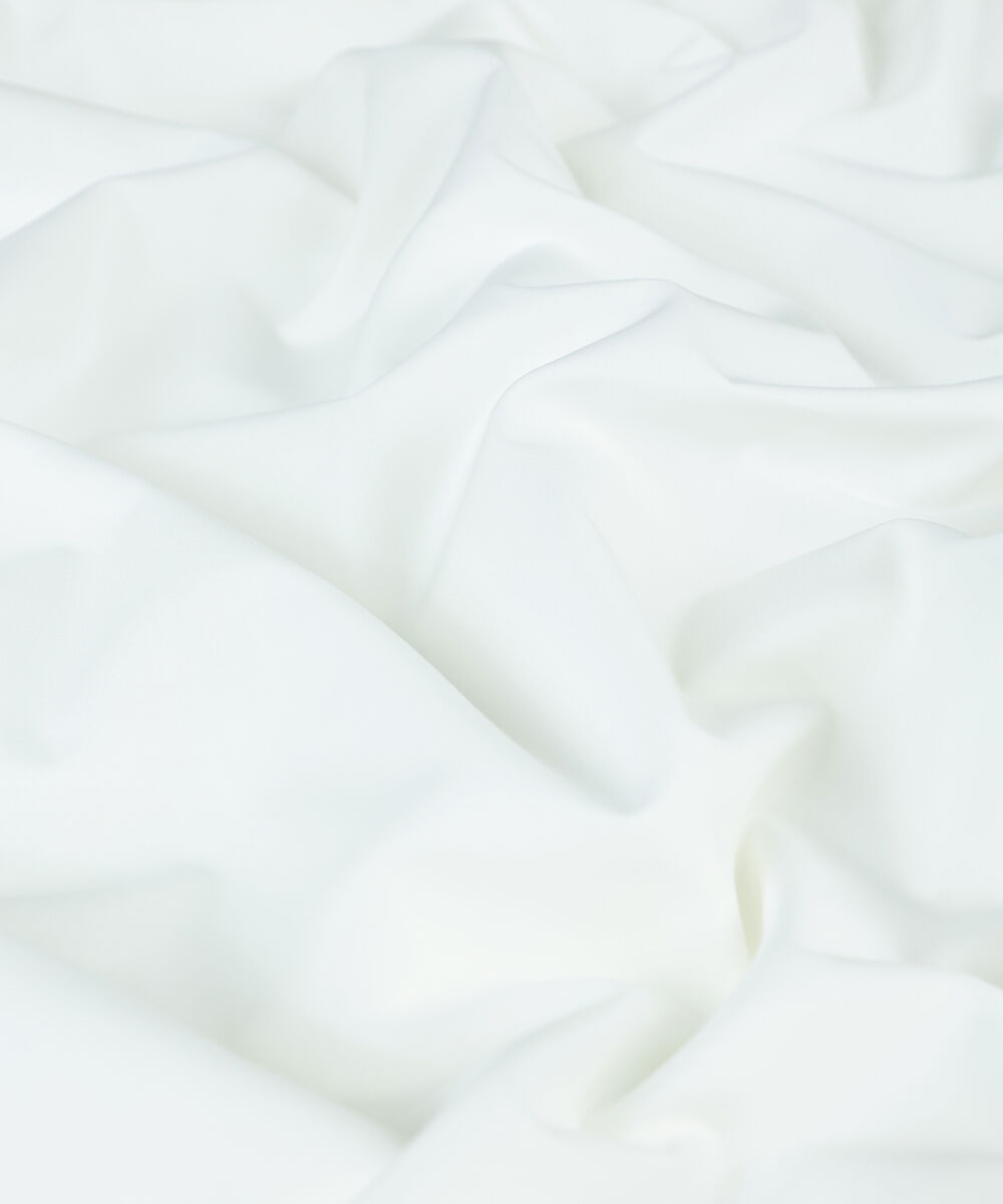 Men Unstitched Cotton Off White Full Suit Fabric