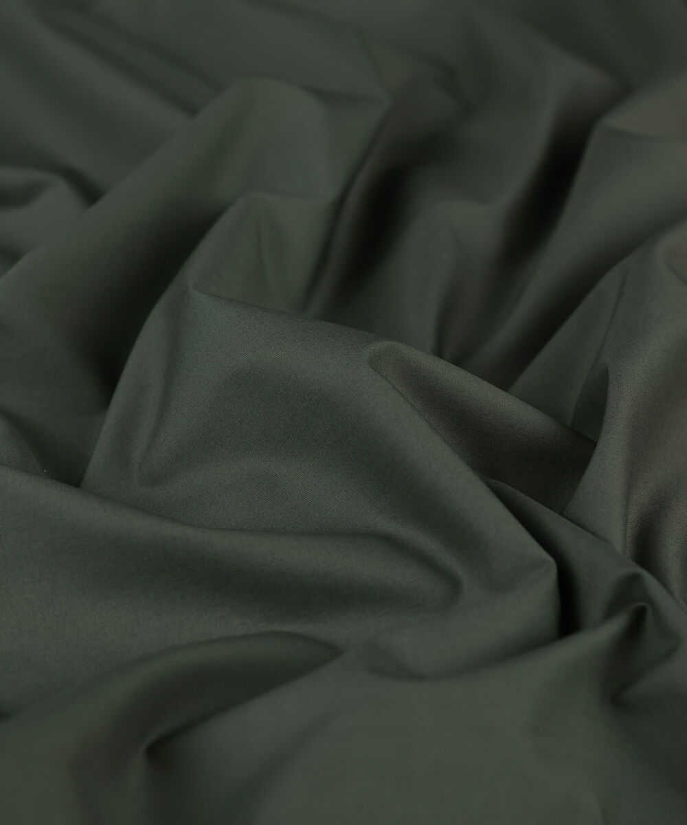 Men Unstitched Cotton Brown Full Suit Fabric