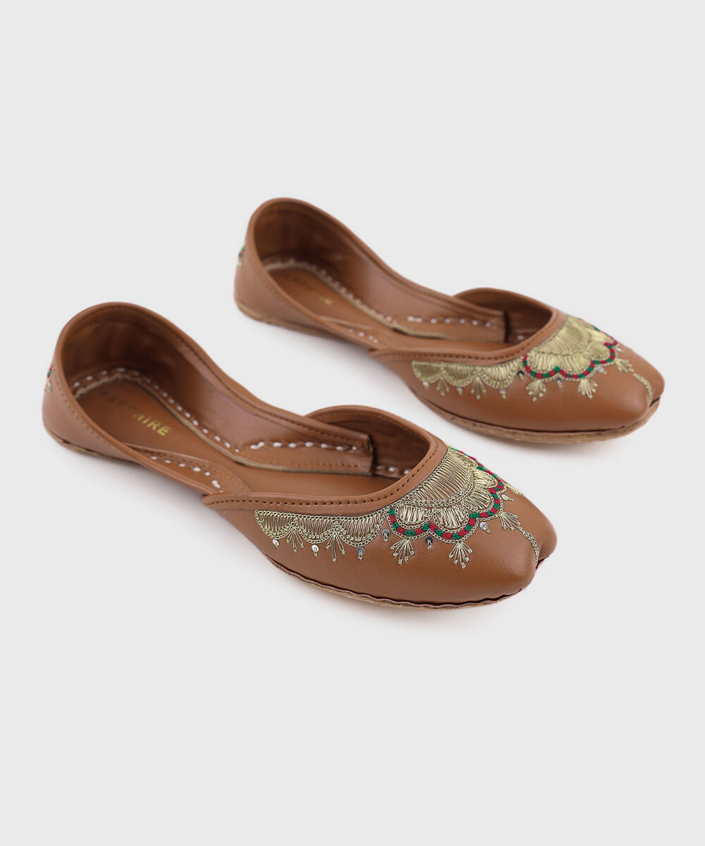 Women's Brown Khussa