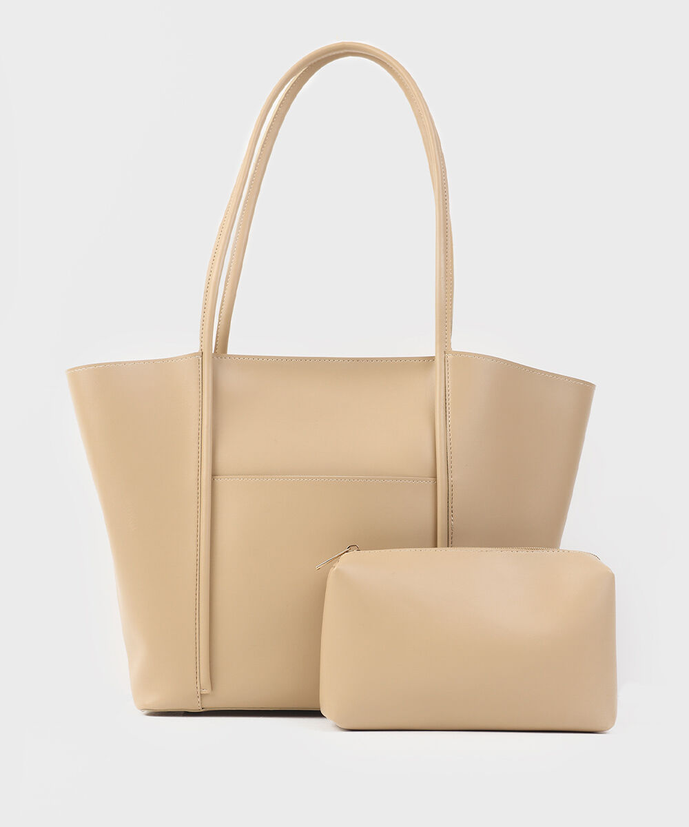 Women's Off White Tote