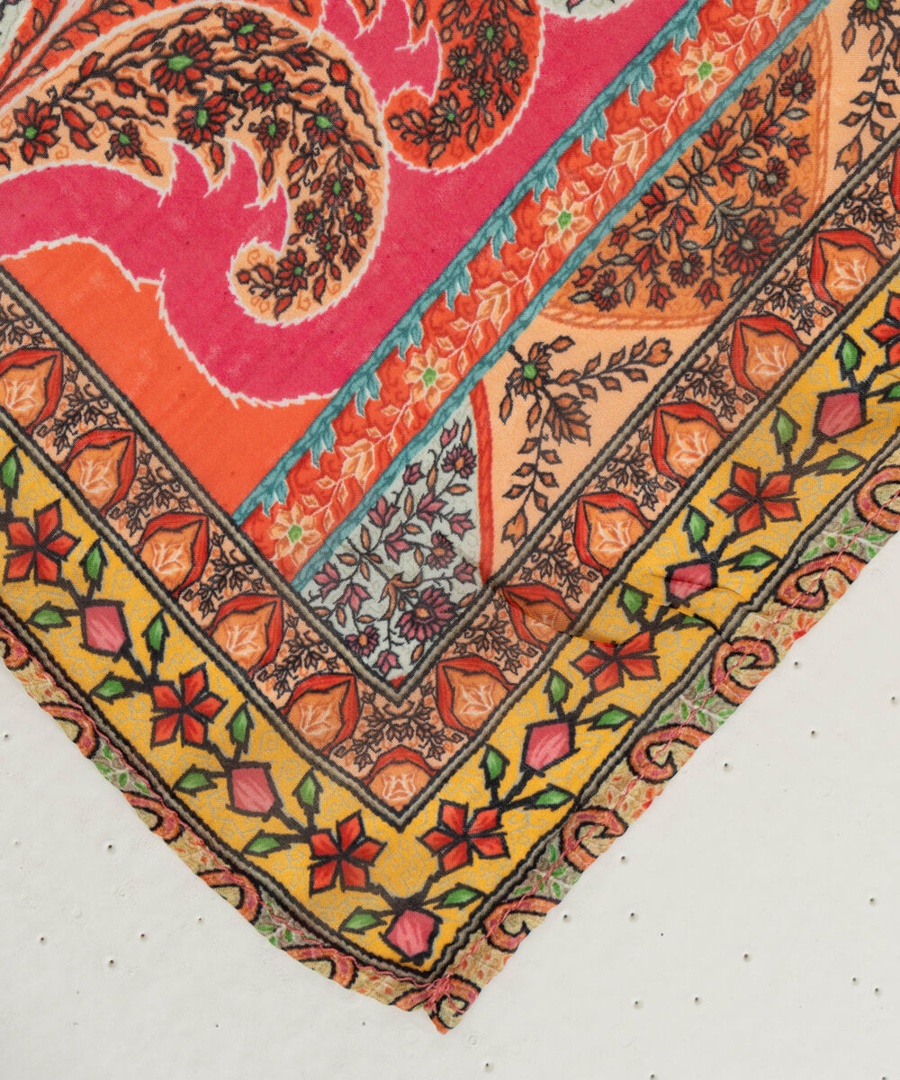 Women's Bemberg Tissue Multi Printed Dupatta