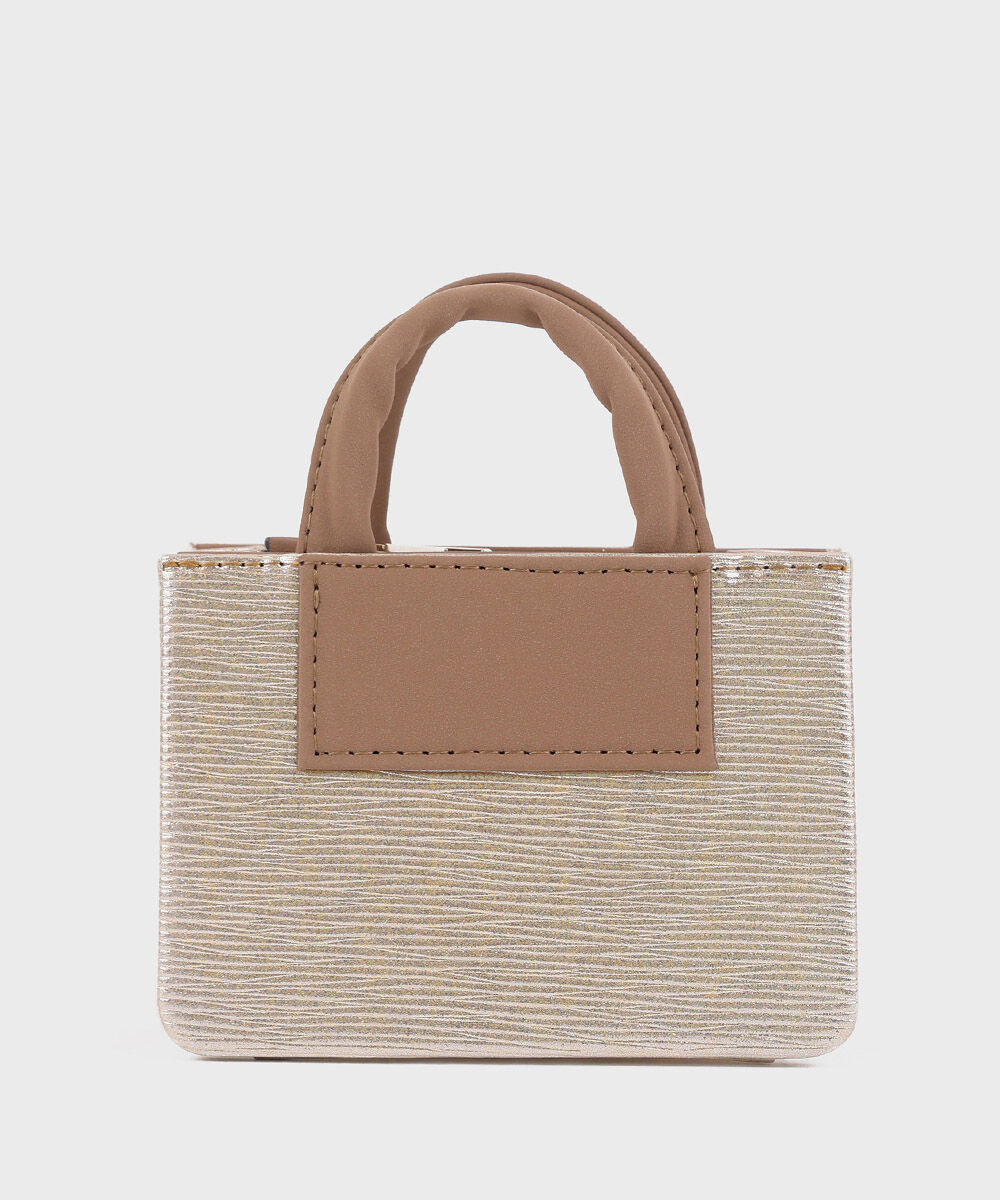 Women's Gold Mini Bag