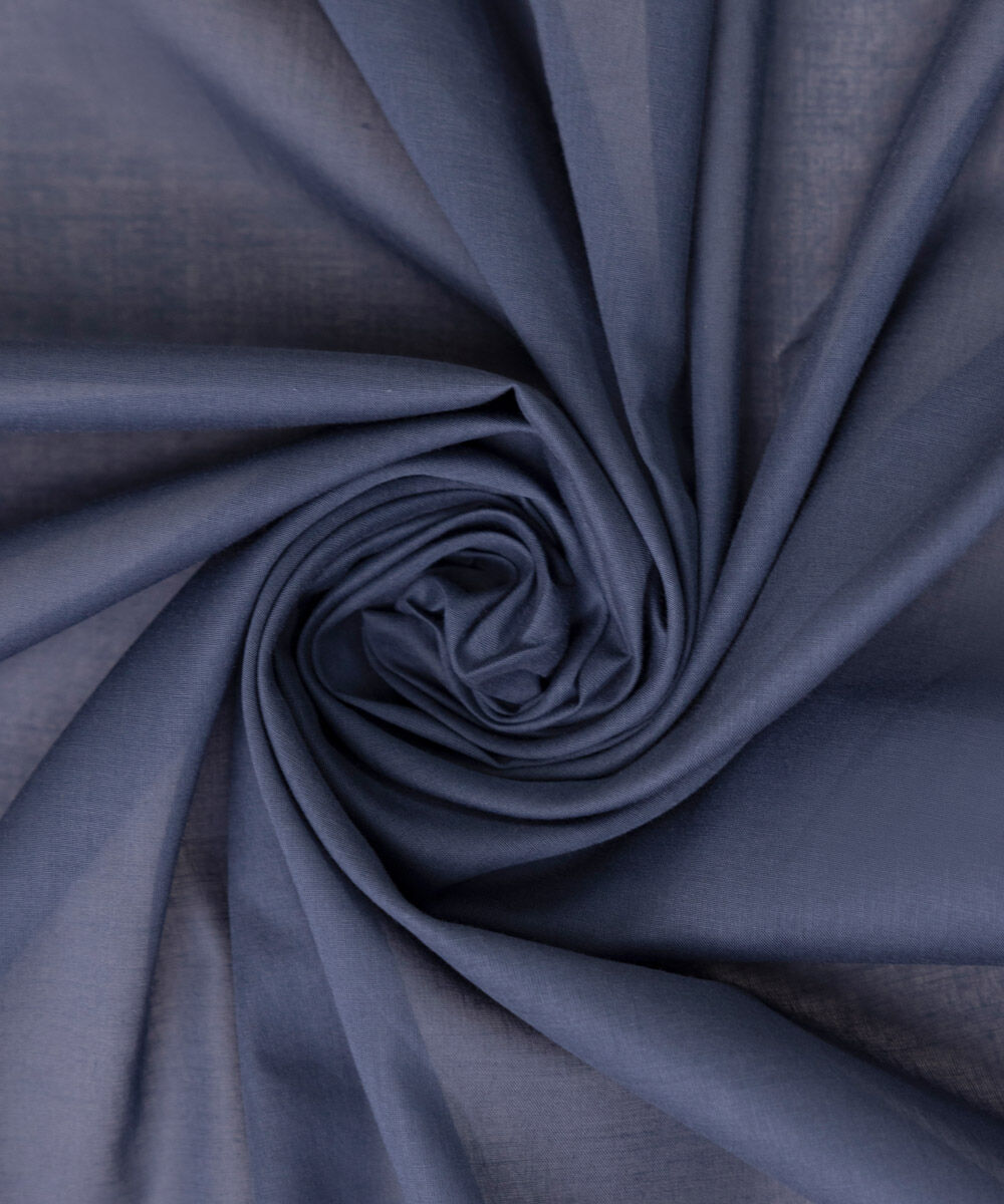 Fine Voile Blue Solid Dupatta