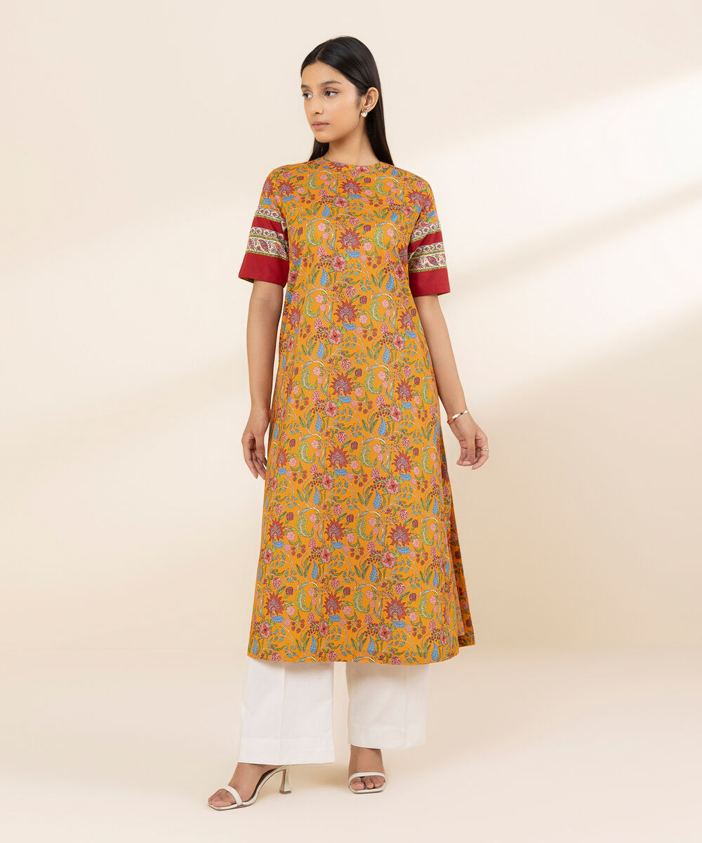 Women's Unstitched Lawn Embroidered Multi Shirt