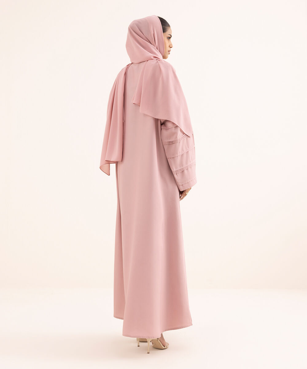 Women's Pink Nida Abaya