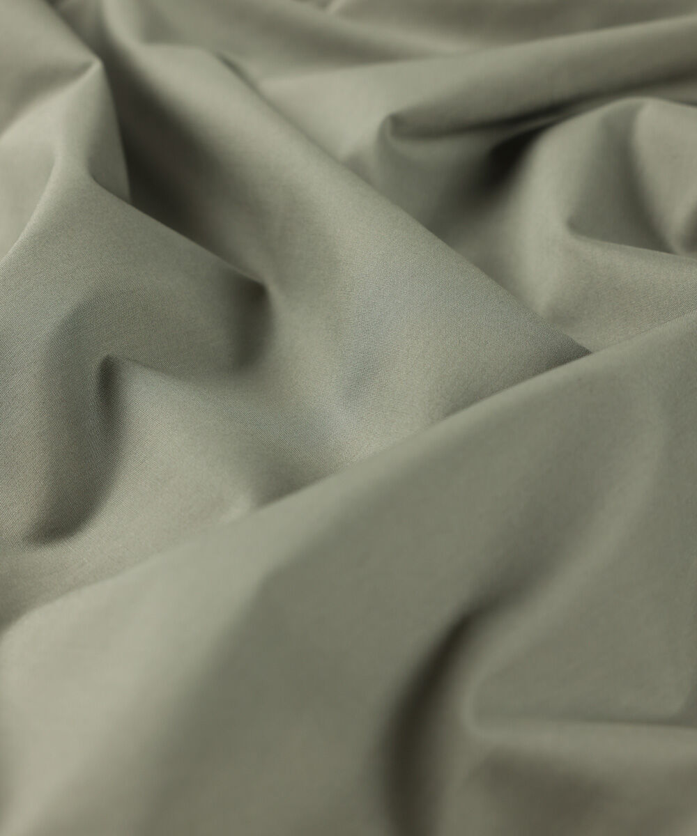 Men's Unstitched Premium Cotton Embroidered Green Full Suit Fabric