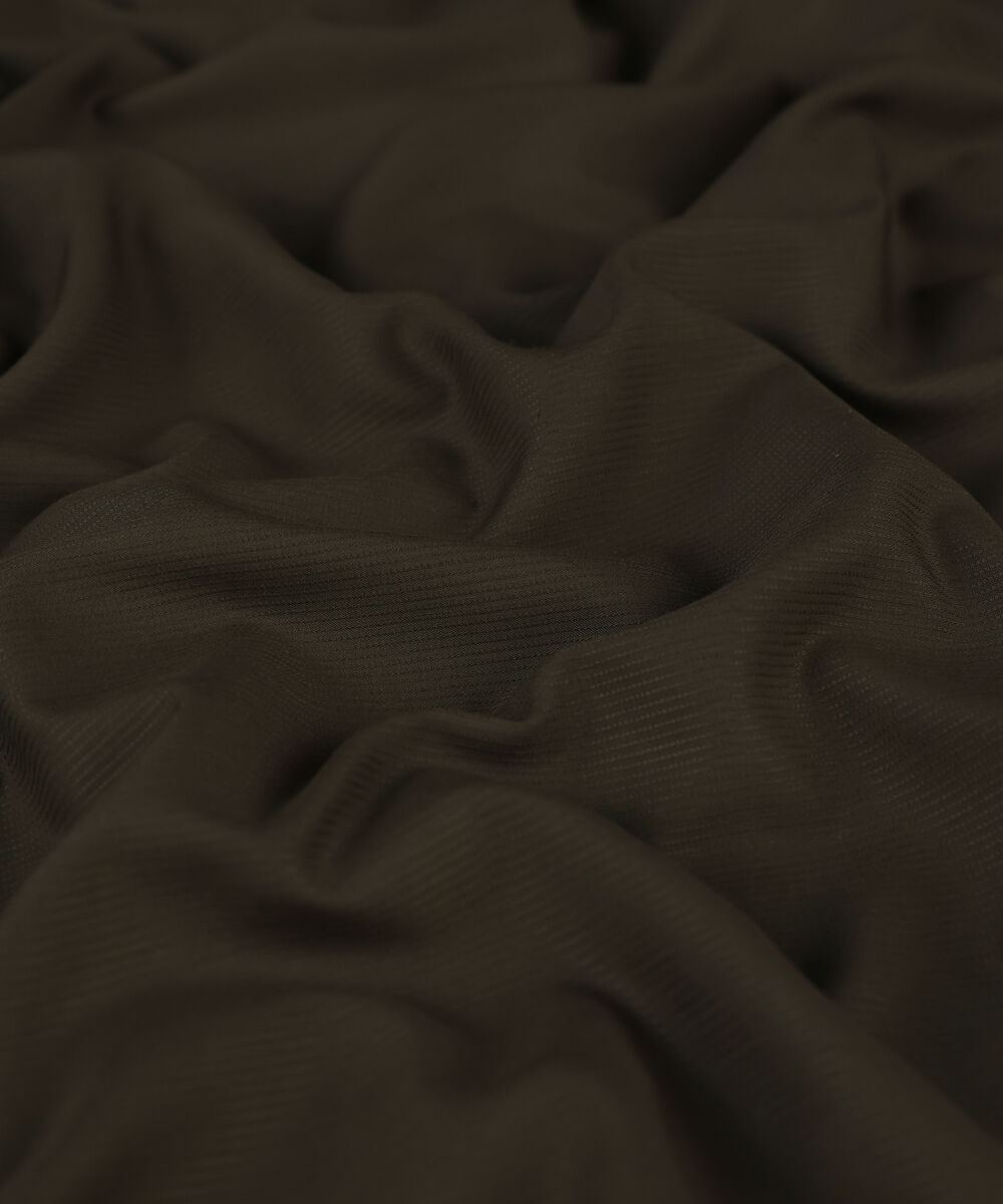 Men Unstitched Viscose Rust Full Suit Fabric