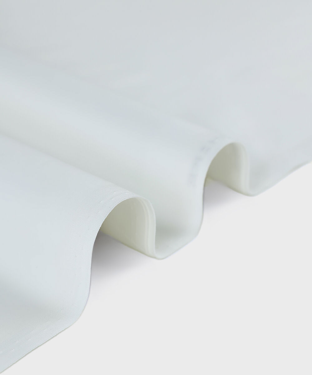 Men Unstitched Cotton Off White Full Suit Fabric