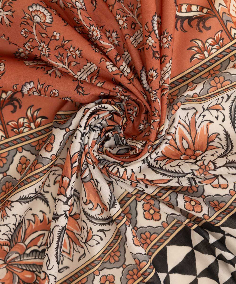Fine Voile Multi Printed Dupatta