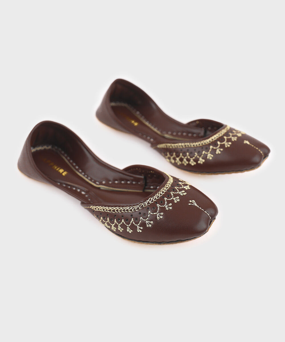 Women's Brown Khussa