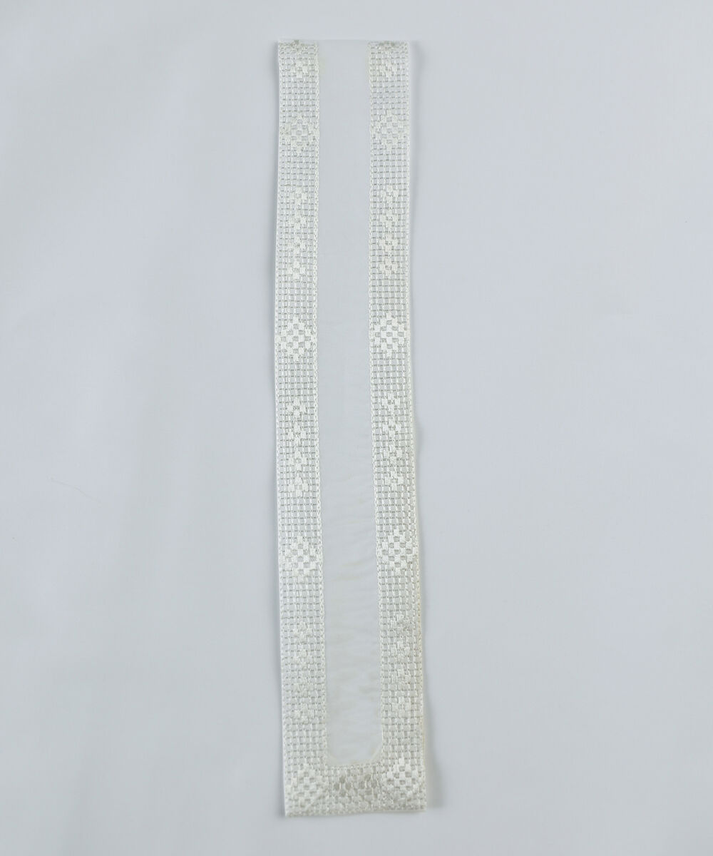 Men Unstitched Cotton White Full Suit Fabric