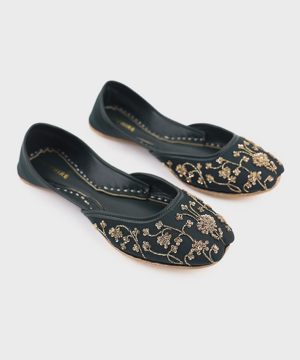 Women's Green Khussa