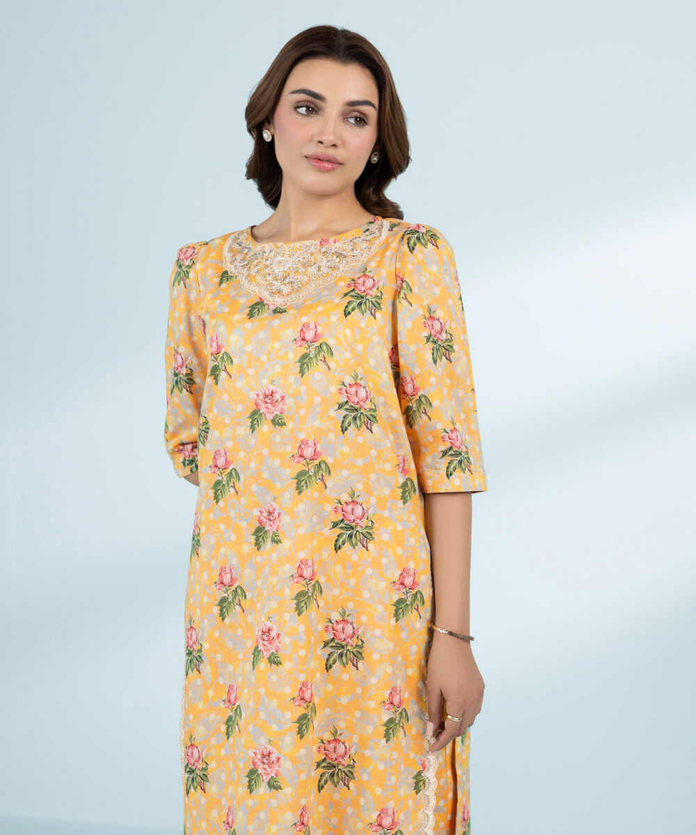 Mommy & Me Women's Two Piece Yellow Suit